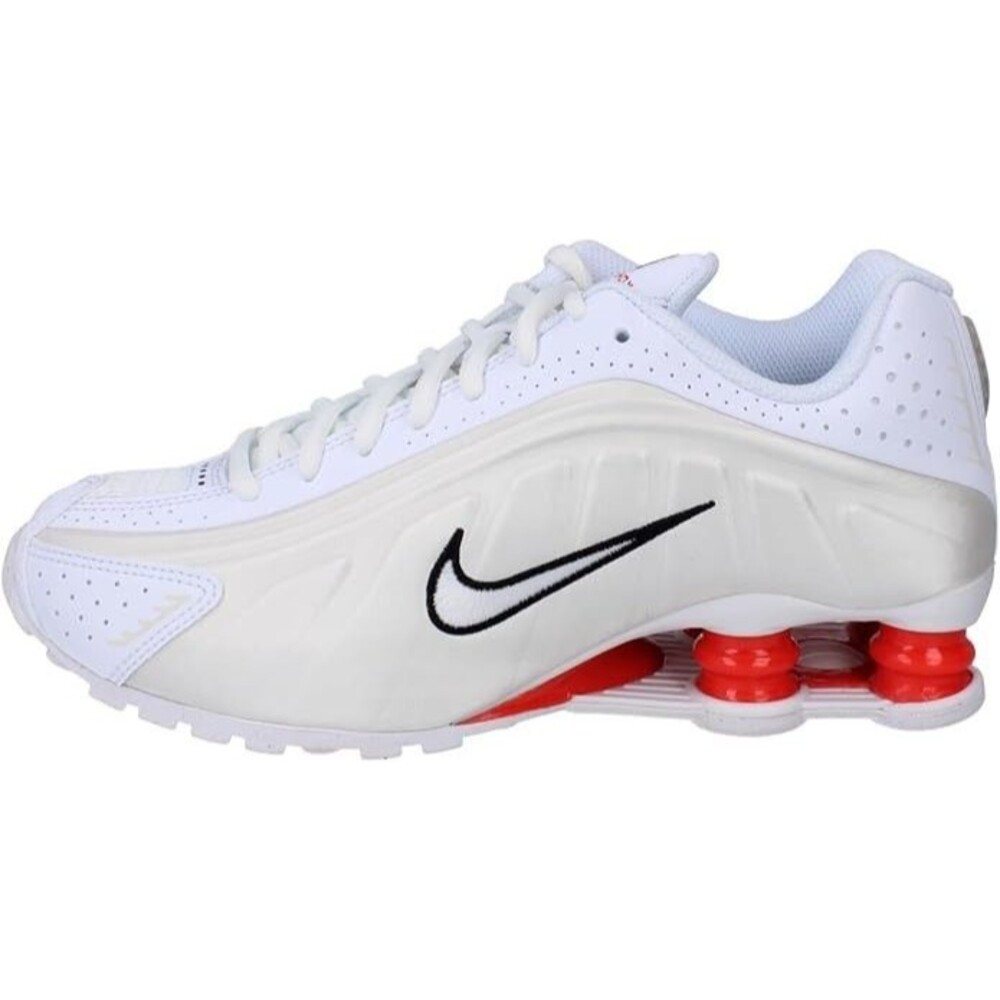 Nike Shox R4 (GS) Kids Sneakers White/Black CW2626-102 SIZE US 7Y